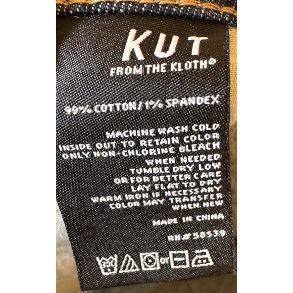 KUT from the KLOTH SHORTS Jeans Womens 0 Gidget Fray Denim 4” Inseam - Picture 12 of 16